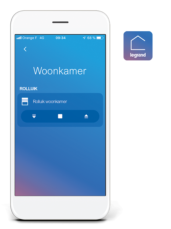 Home + control app rolluik