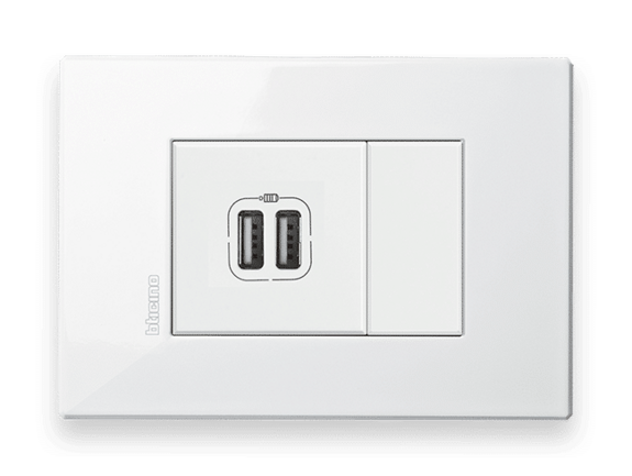 Dubbele USB-lader voor snel opladen
